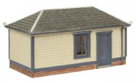 44-0189B Bachmann Scenecraft Clapboard Platform Hut - Blue